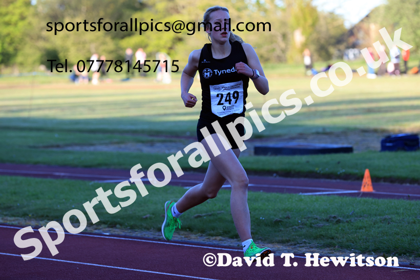 The 1500 metres, 2026 NEGP 1, Monkton Stadium. Photo: David T. Hewitson/Sports for All Pics